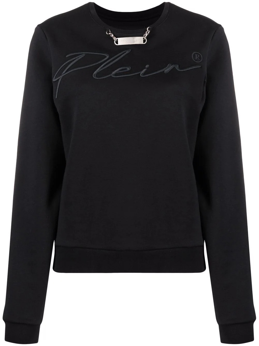 Signature logo-embroidered sweatshirt - 1