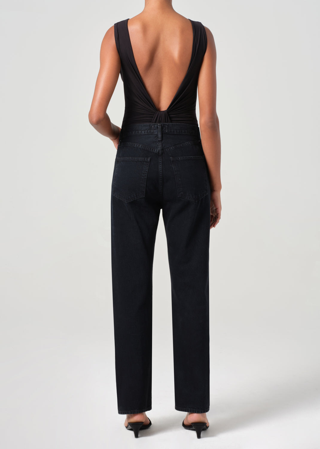 90'S PINCH WAIST HIGH RISE STRAIGHT IN CRUSHED - 3