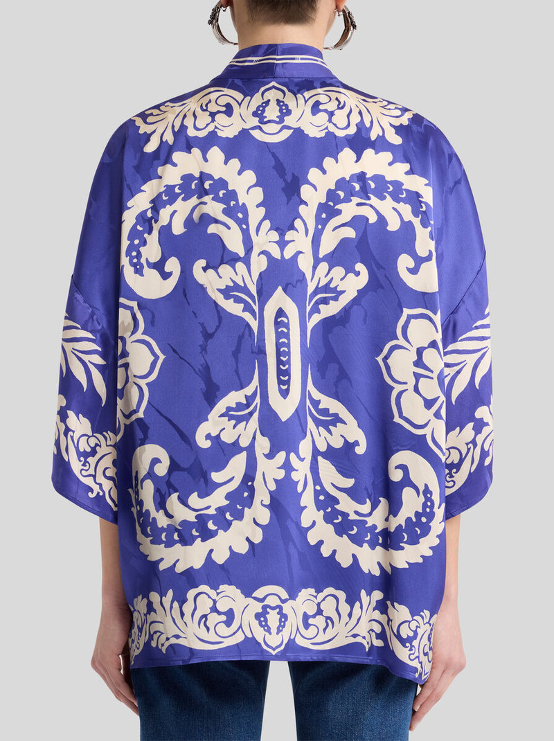 FLORAL JACQUARD KESA 로브 4