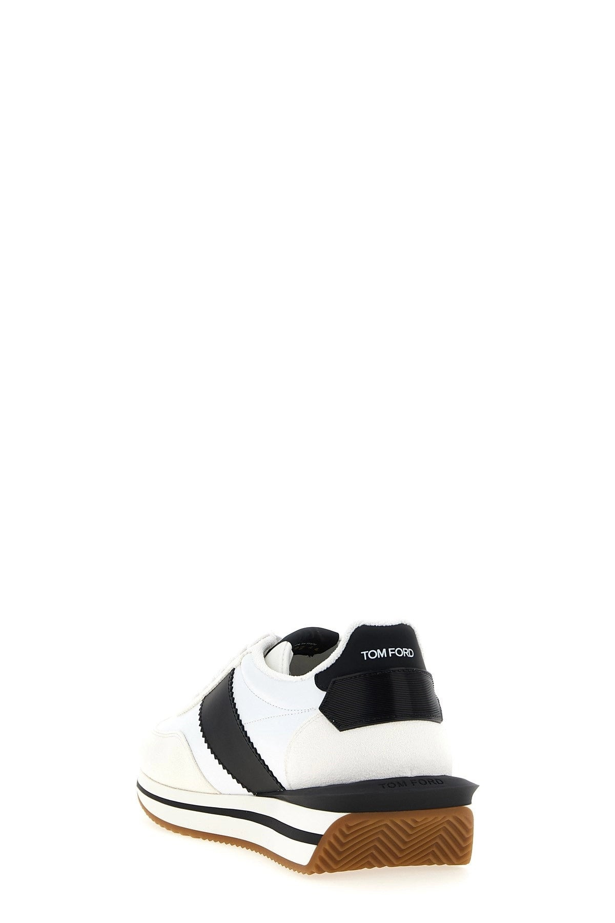Tom Ford Men Logo Leather Sneakers - 3