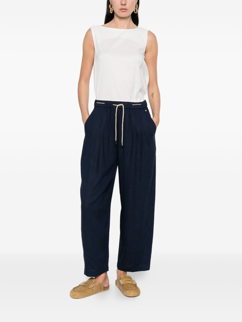 drawstring-fastening trousers 1