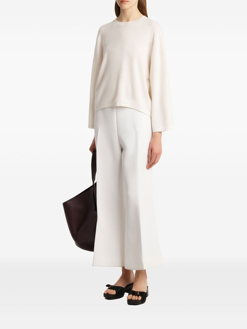 wool crew-neck sweater - 2