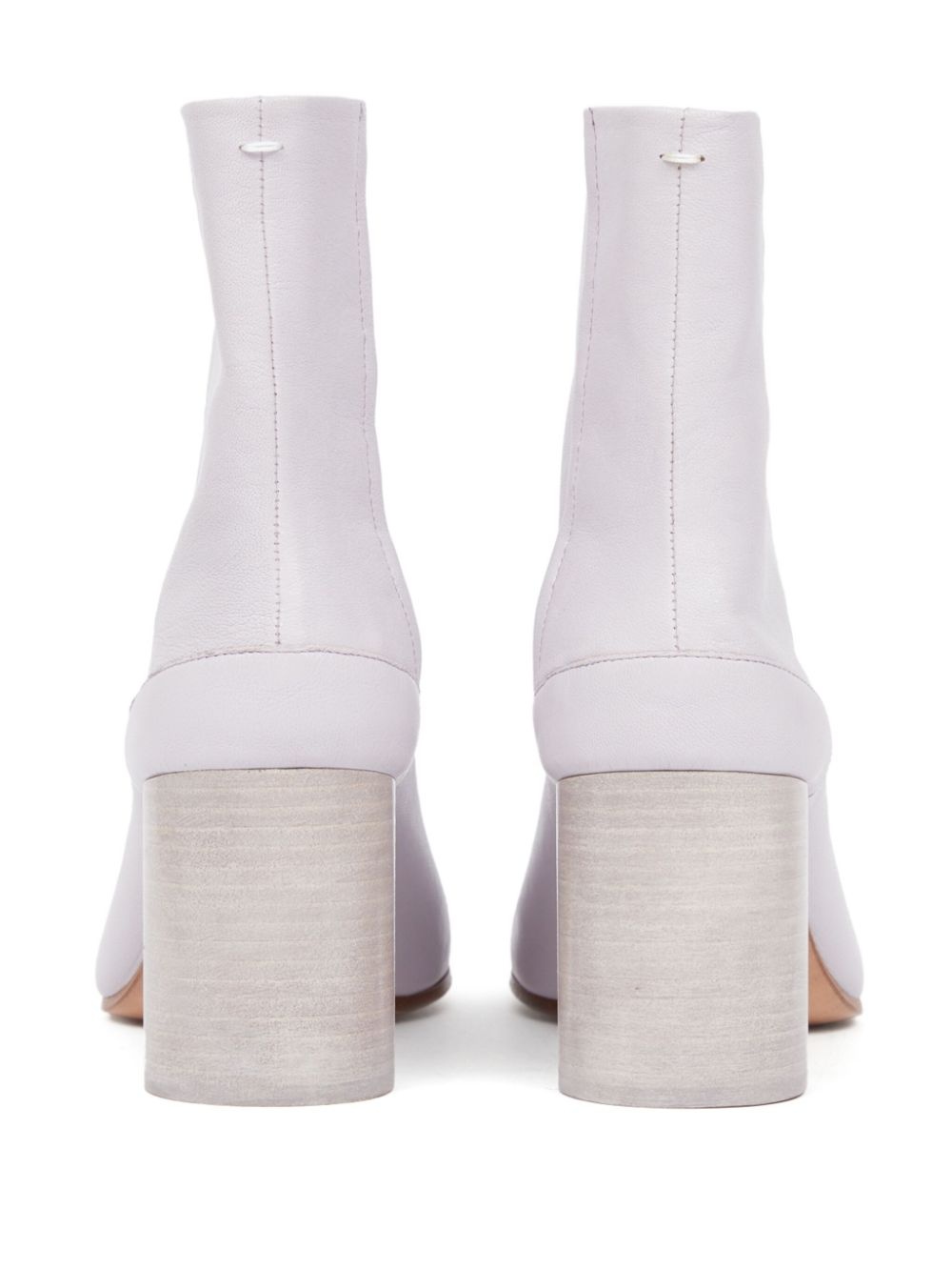 80mm Tabi leather ankle boots - 3