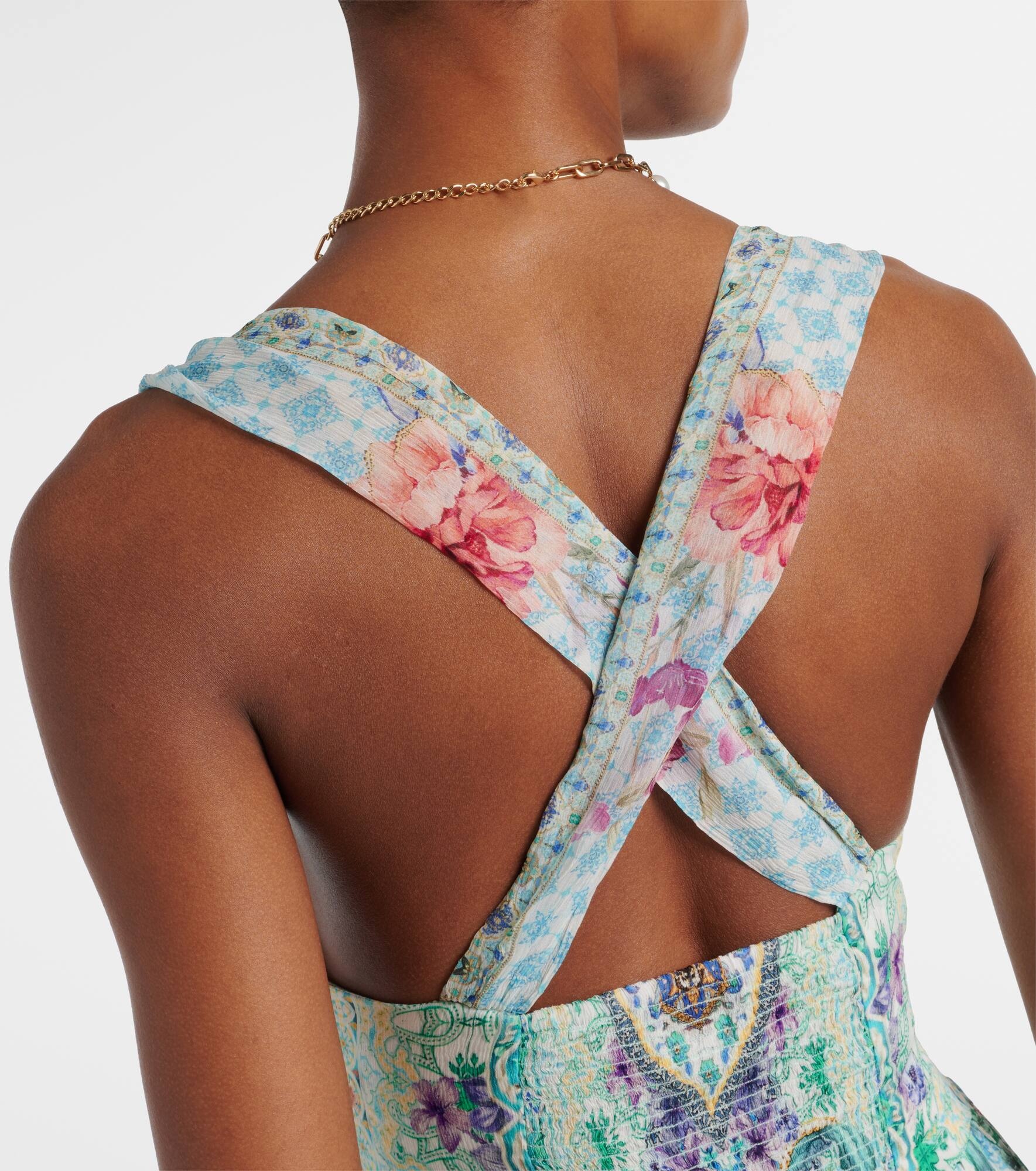 Crystal-embellished silk maxi dress - 6