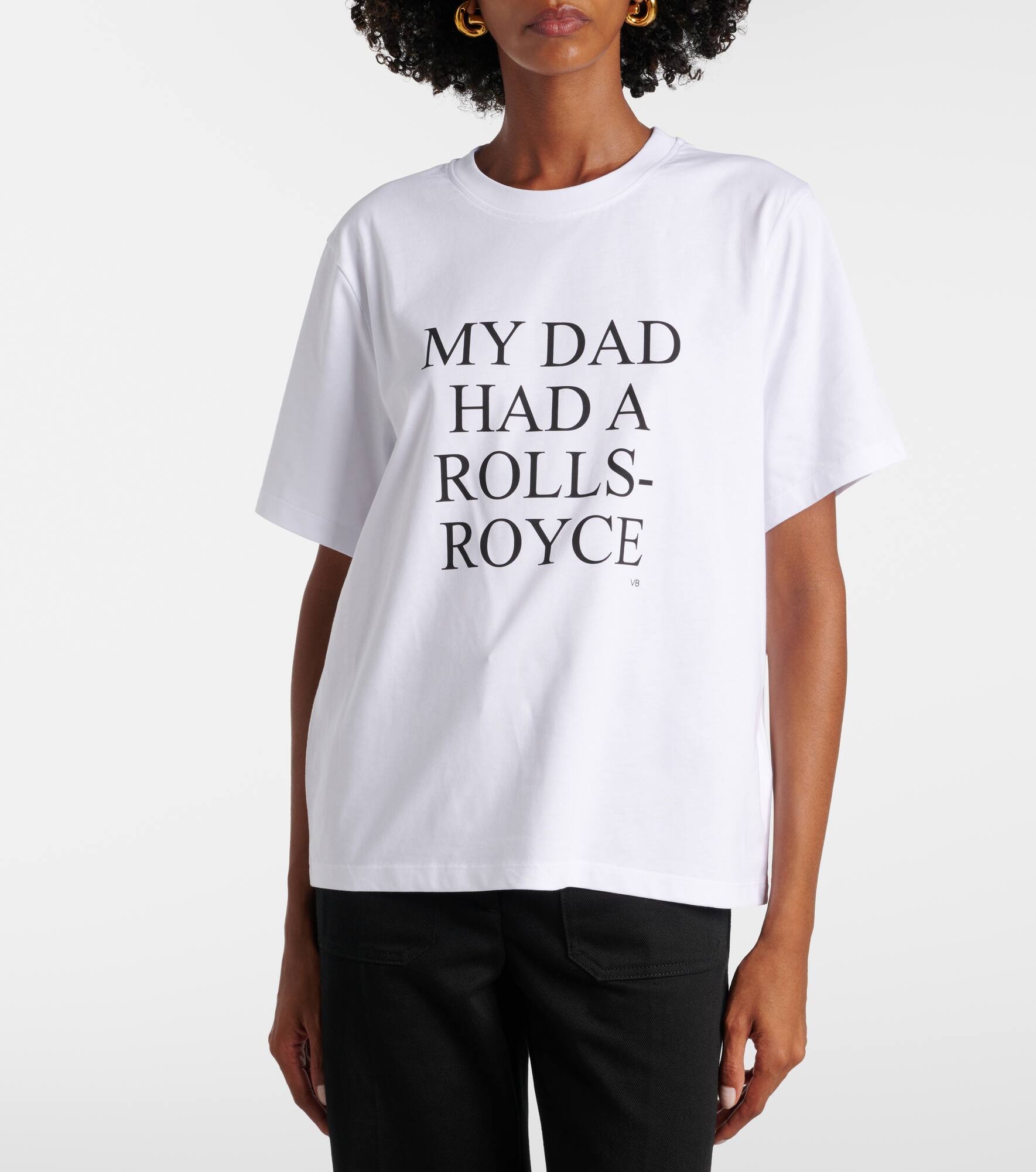 Slogan cotton jersey T-shirt - 4