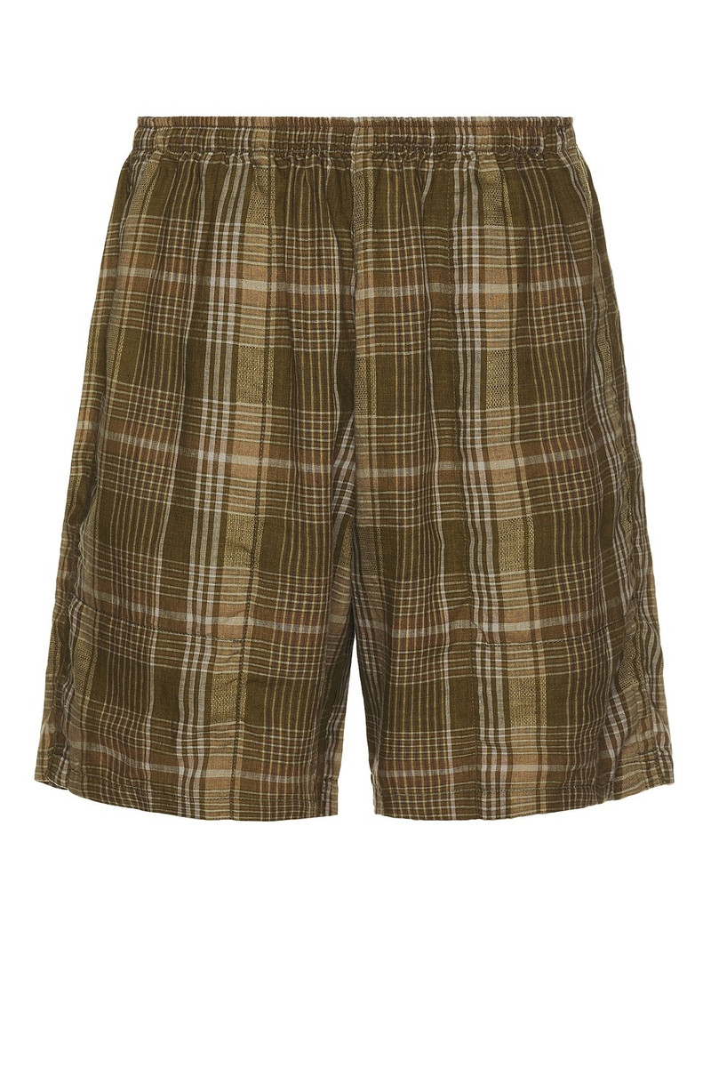 Gym Shorts Mesh Plaid 1