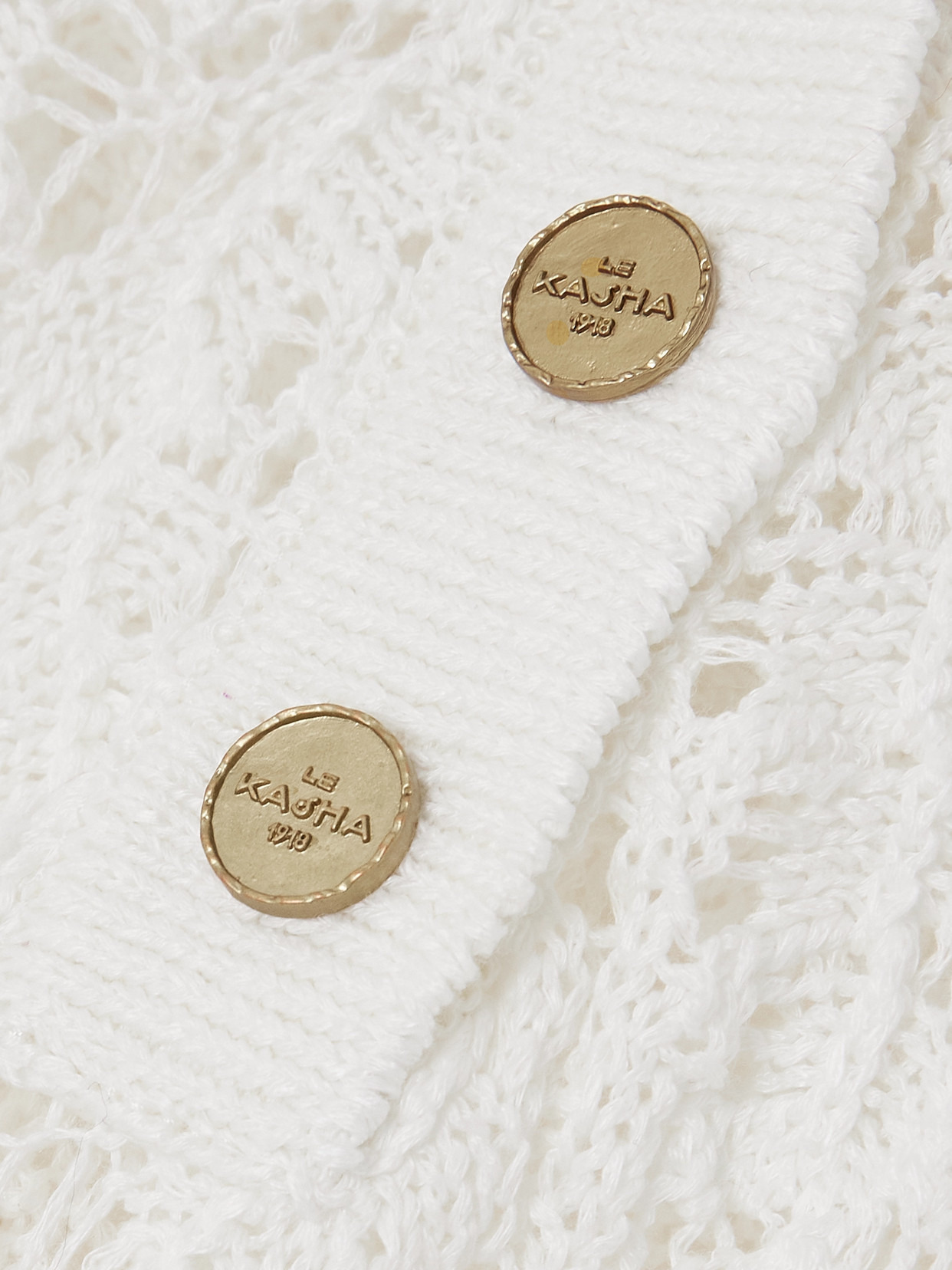 Qarar Open-knit Organic Linen Polo Shirt - 5