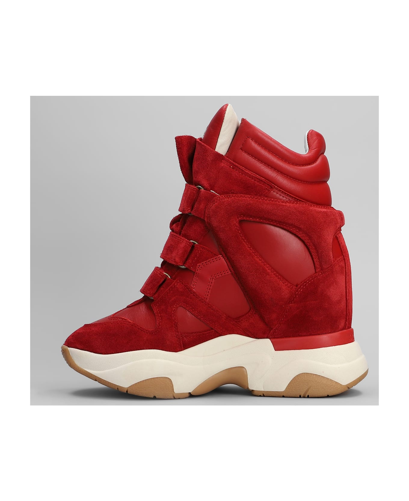 Balskee Sneakers In Red Suede And Leather - 3