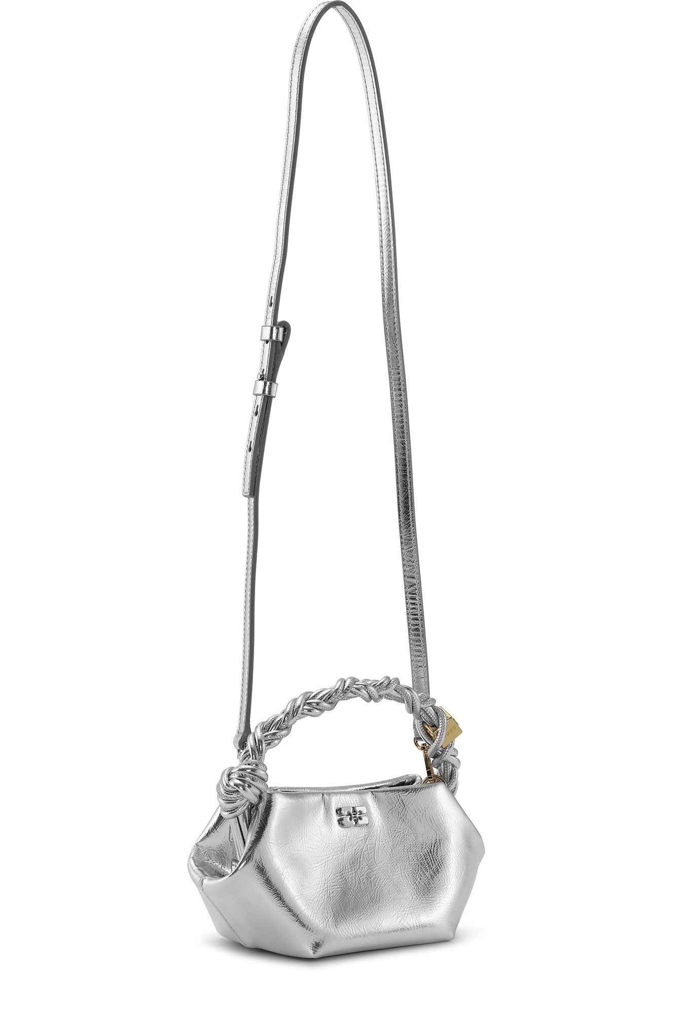 SILVER MINI GANNI BOU BAG - 3