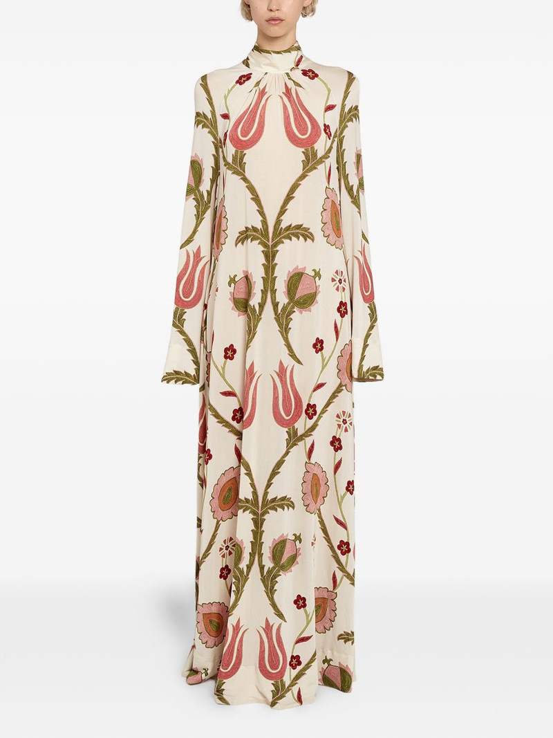 GIAMBATTISTA VALLI floral high-neck maxi dress outlook