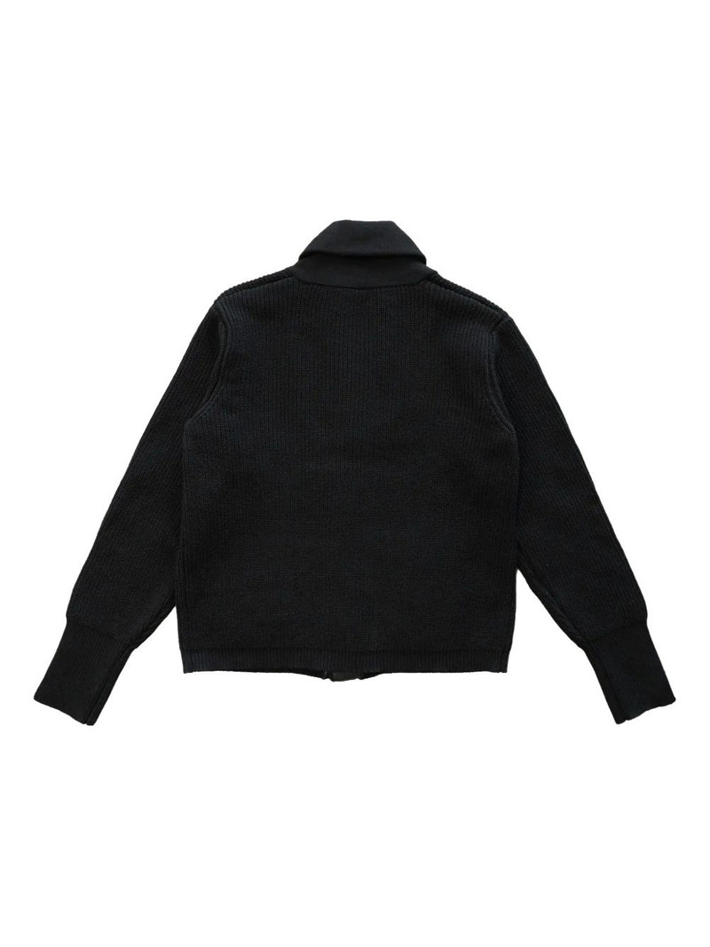 Chrome Hearts cashmere cross-patch cardigan outlook