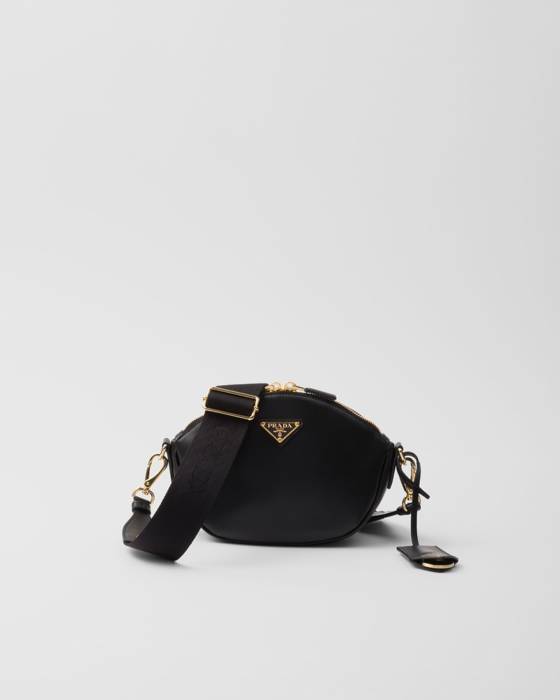 Leather mini shoulder bag - 1
