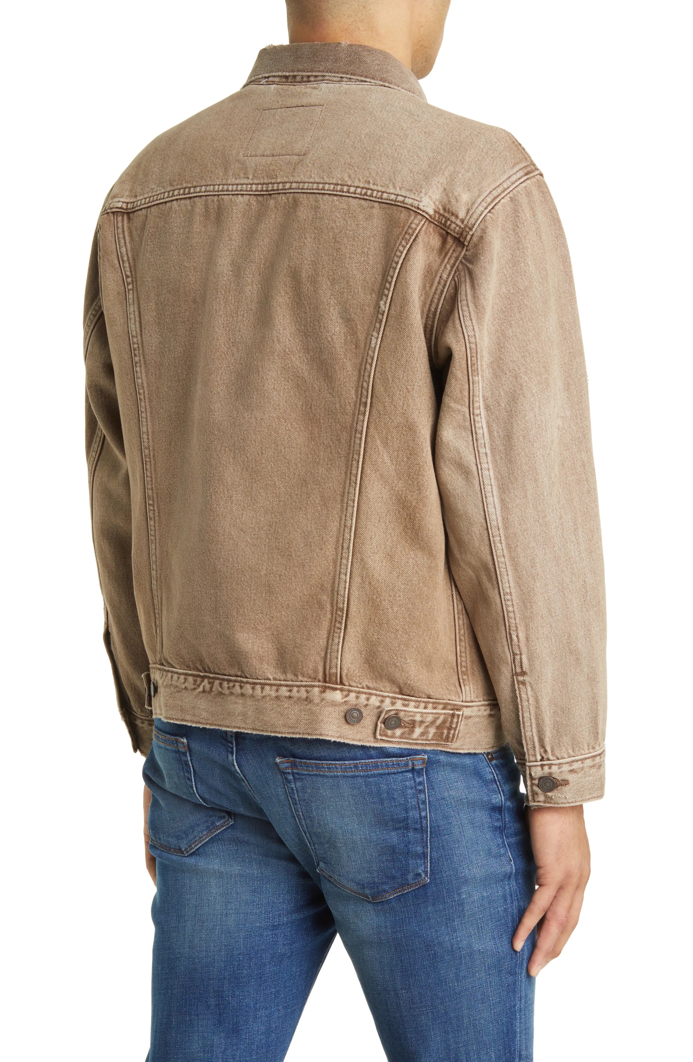 Relaxed Fit Denim Trucker Jacket - 3