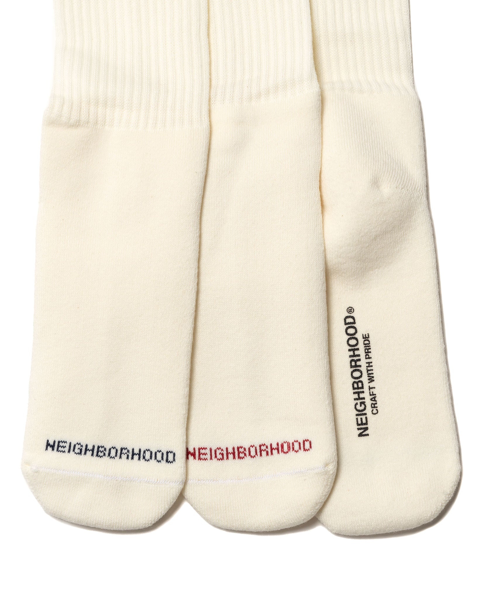 Classic 3Pac Socks White - 2