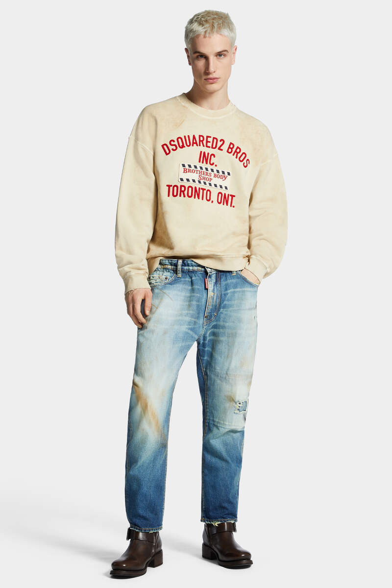 RELAX FIT DIRTY CREWNECK - 6