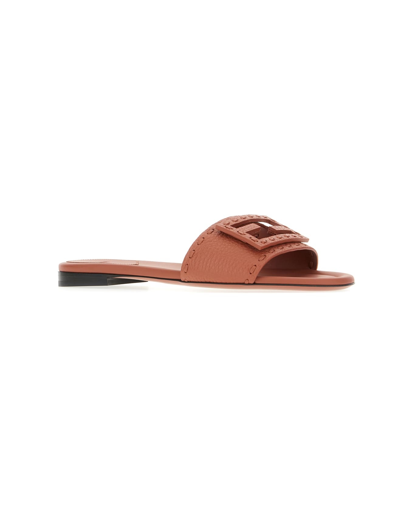 Brick Leather Slippers - 2