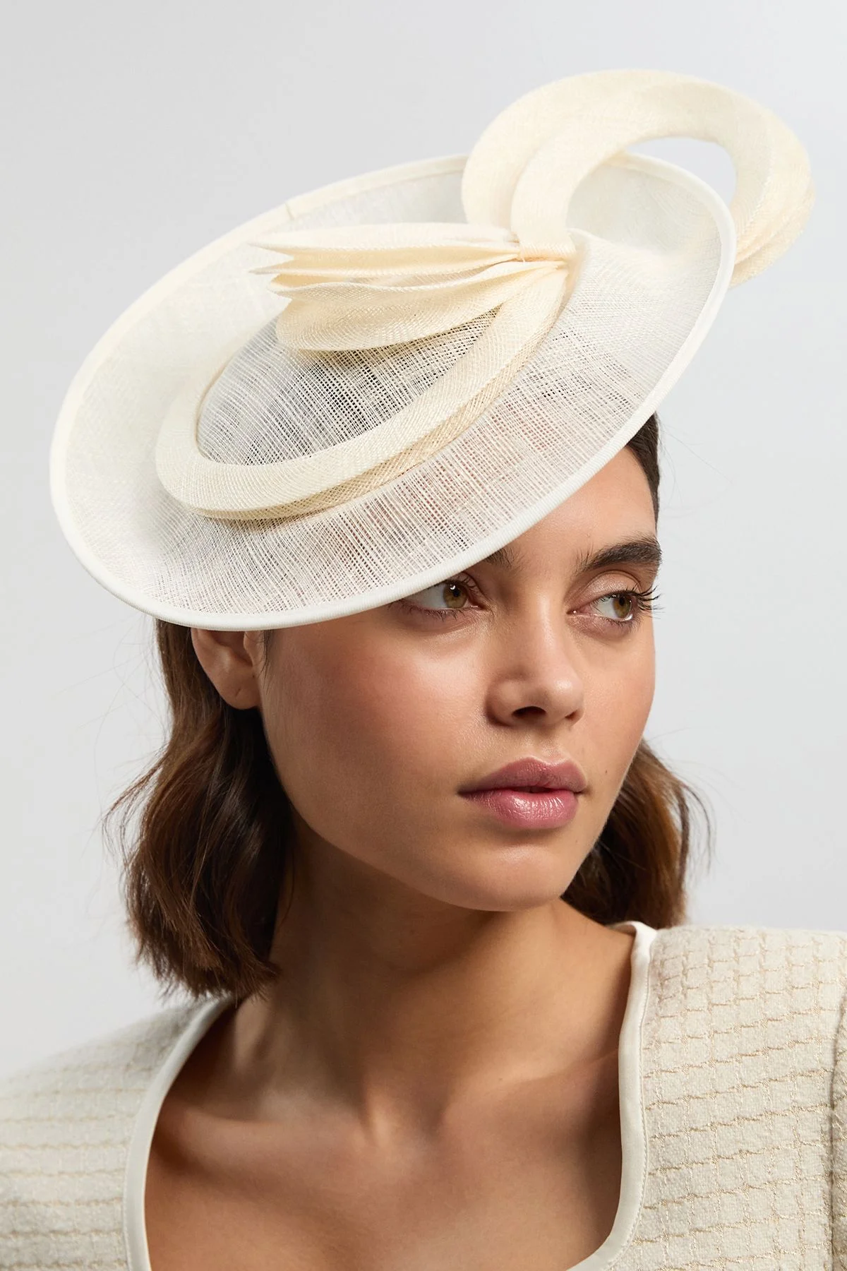 Asymmetric Disc Headband Fascinator - 1