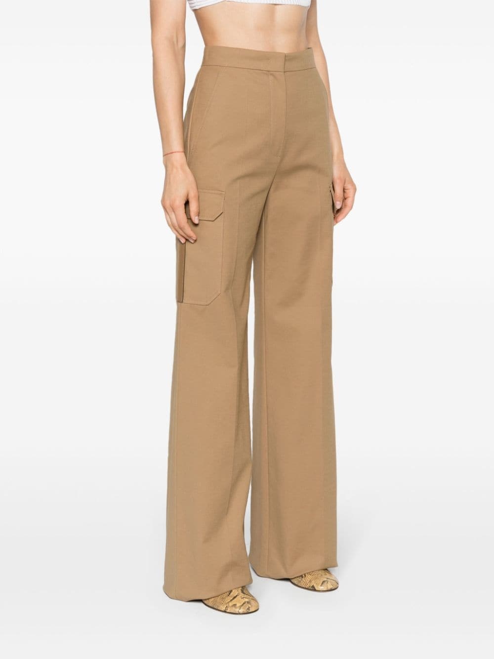 Edda high-waisted cargo trousers - 3