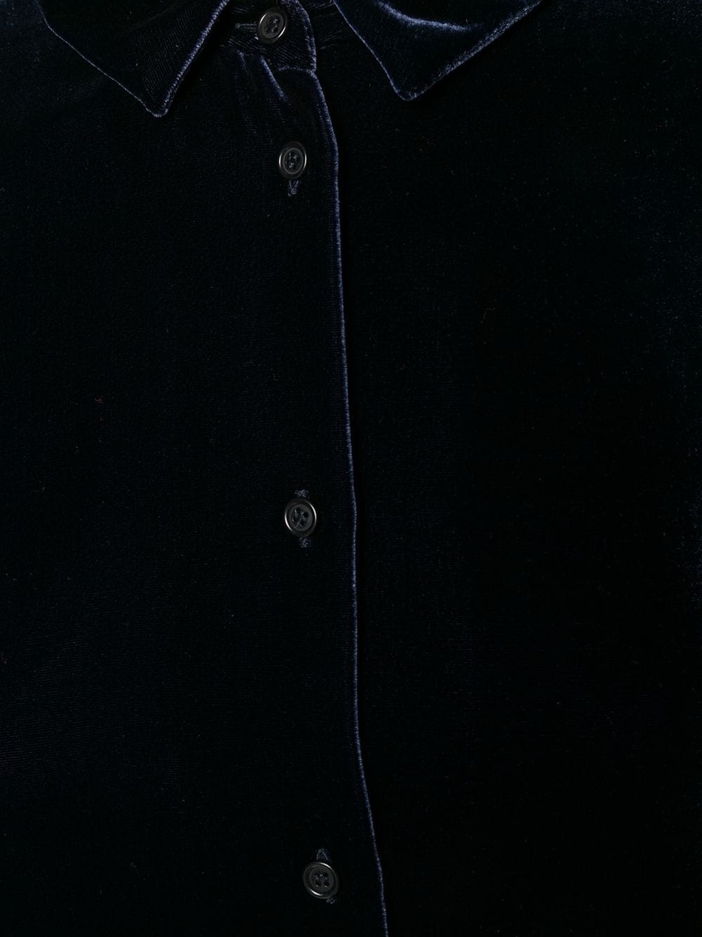 velvet-texture shirt - 5