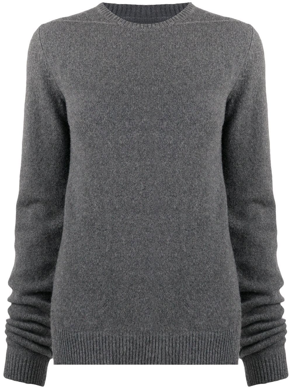 side-slit crew-neck jumper - 1