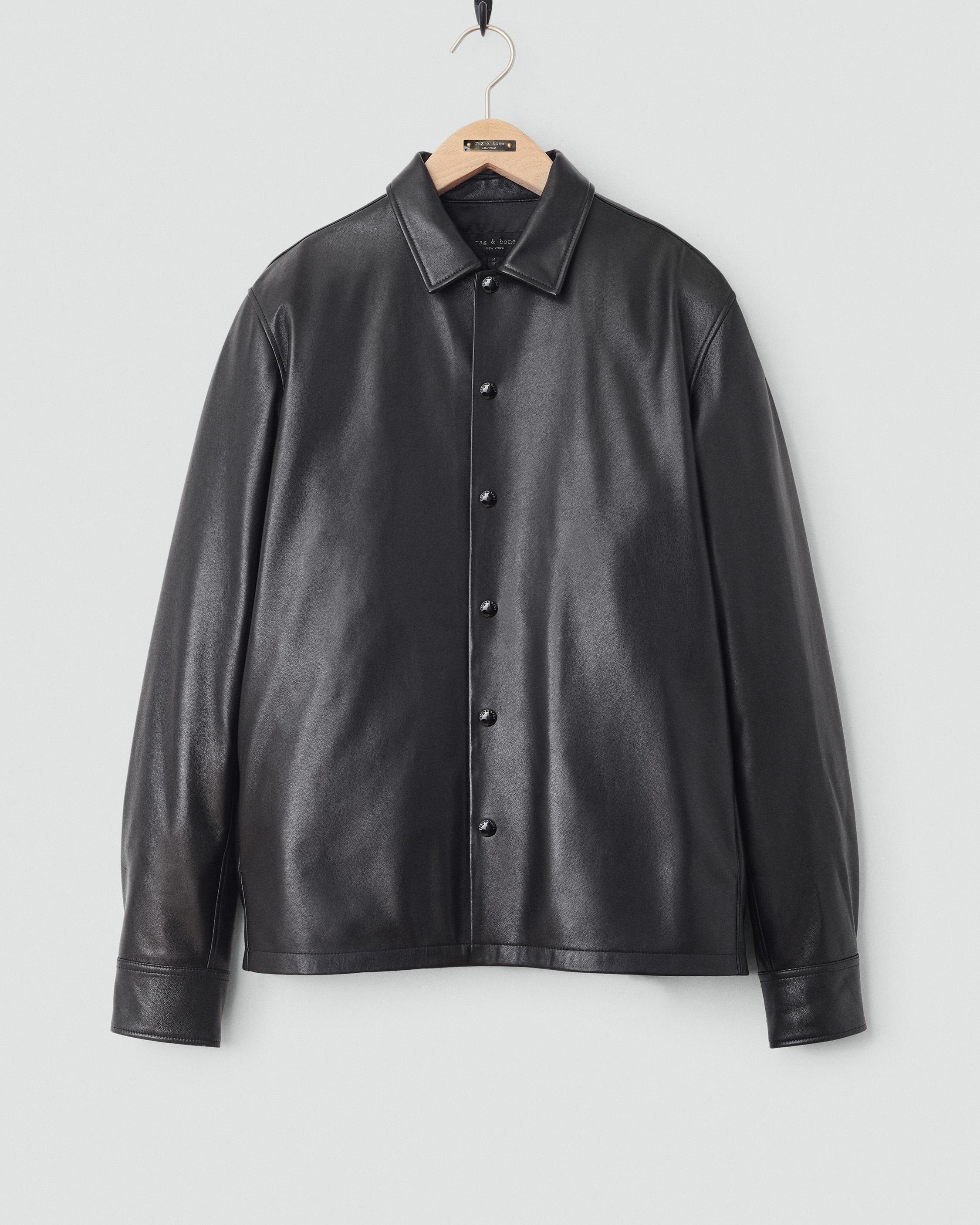Stanton Leather Shirt
Relaxed Fit Button Down - 1