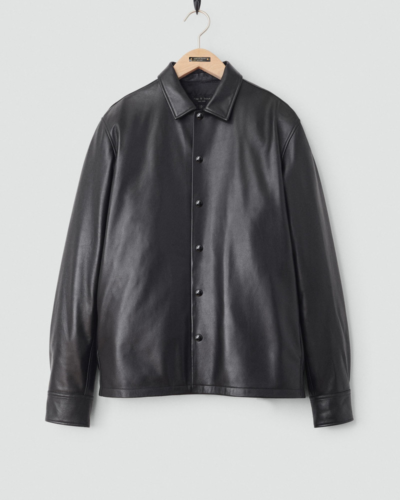 Stanton Leather Shirt
Relaxed Fit Button Down 1