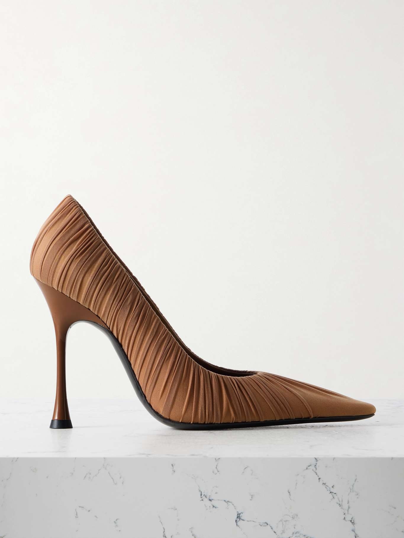 Emmanuelle gathered tulle pumps - 1