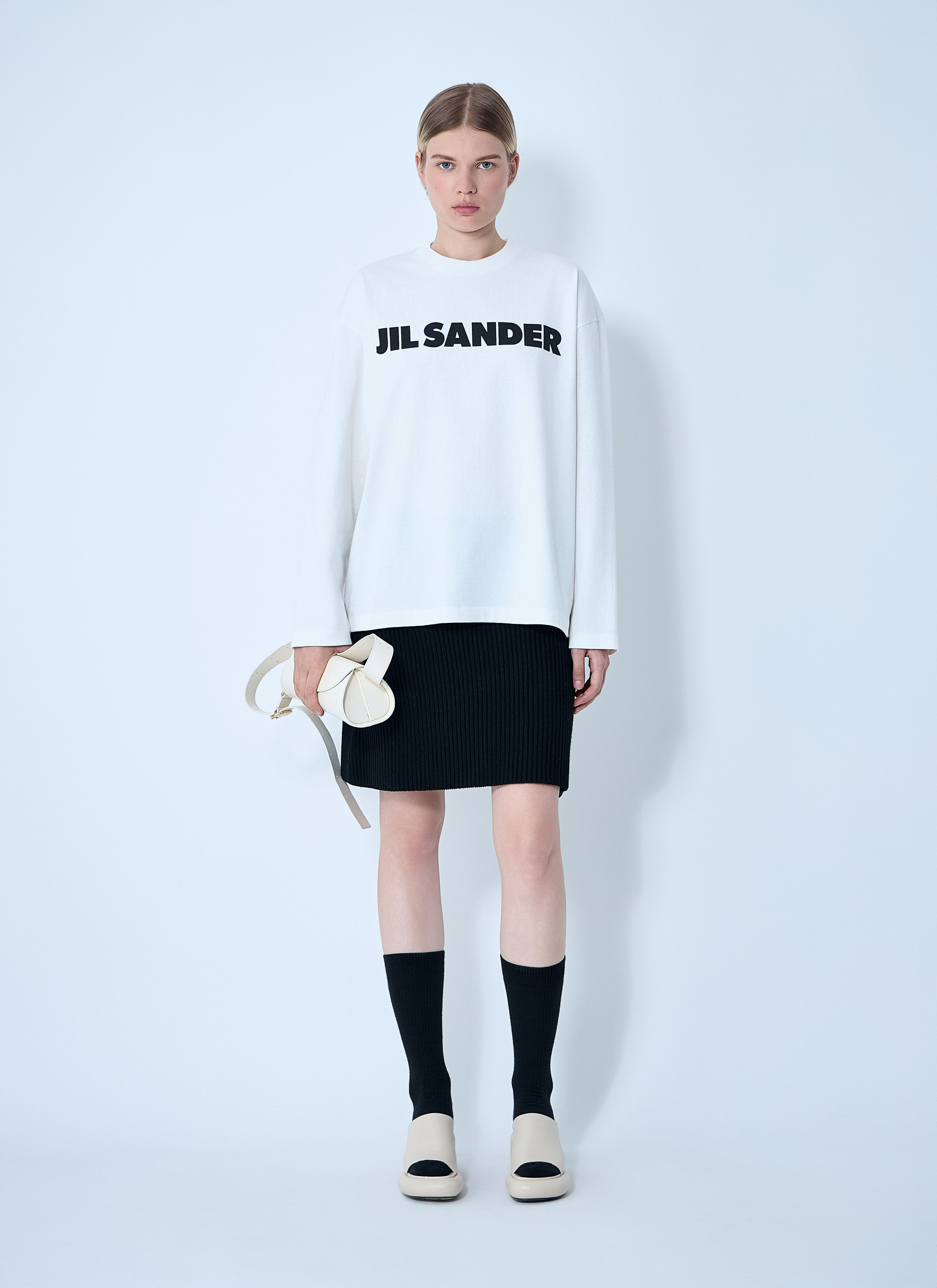 Jil Sander Women Logo Motif T-Shirt - 2