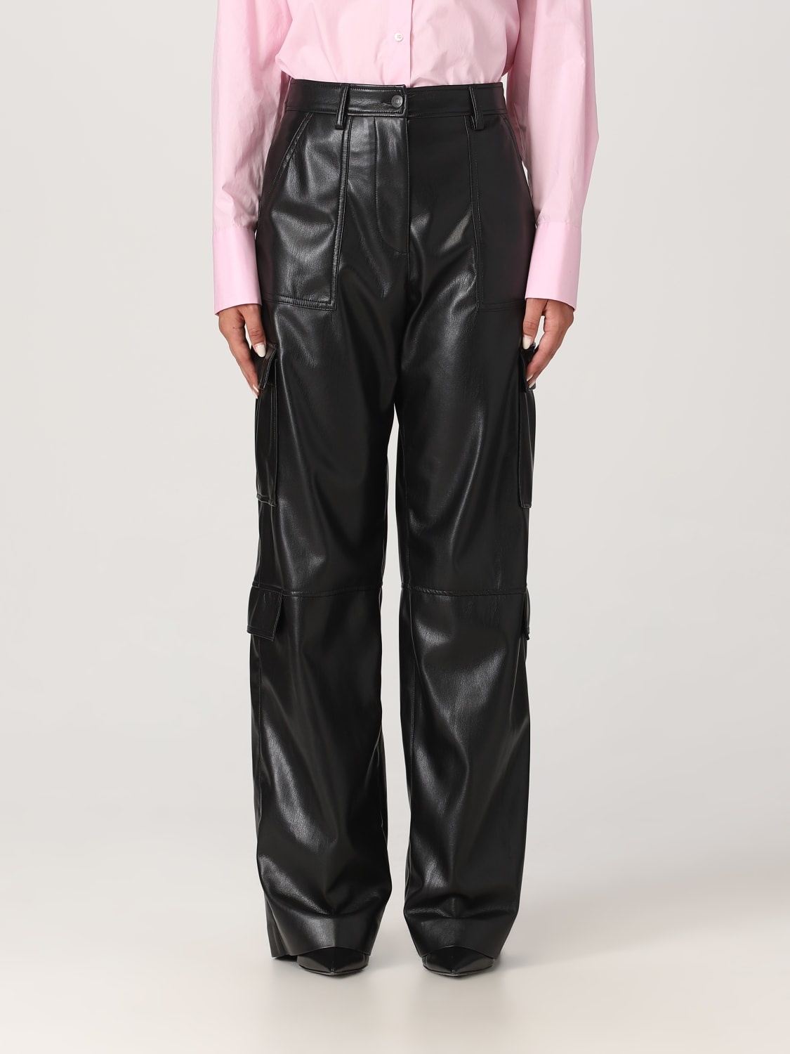 MSGM pants in synthetic leather - 1