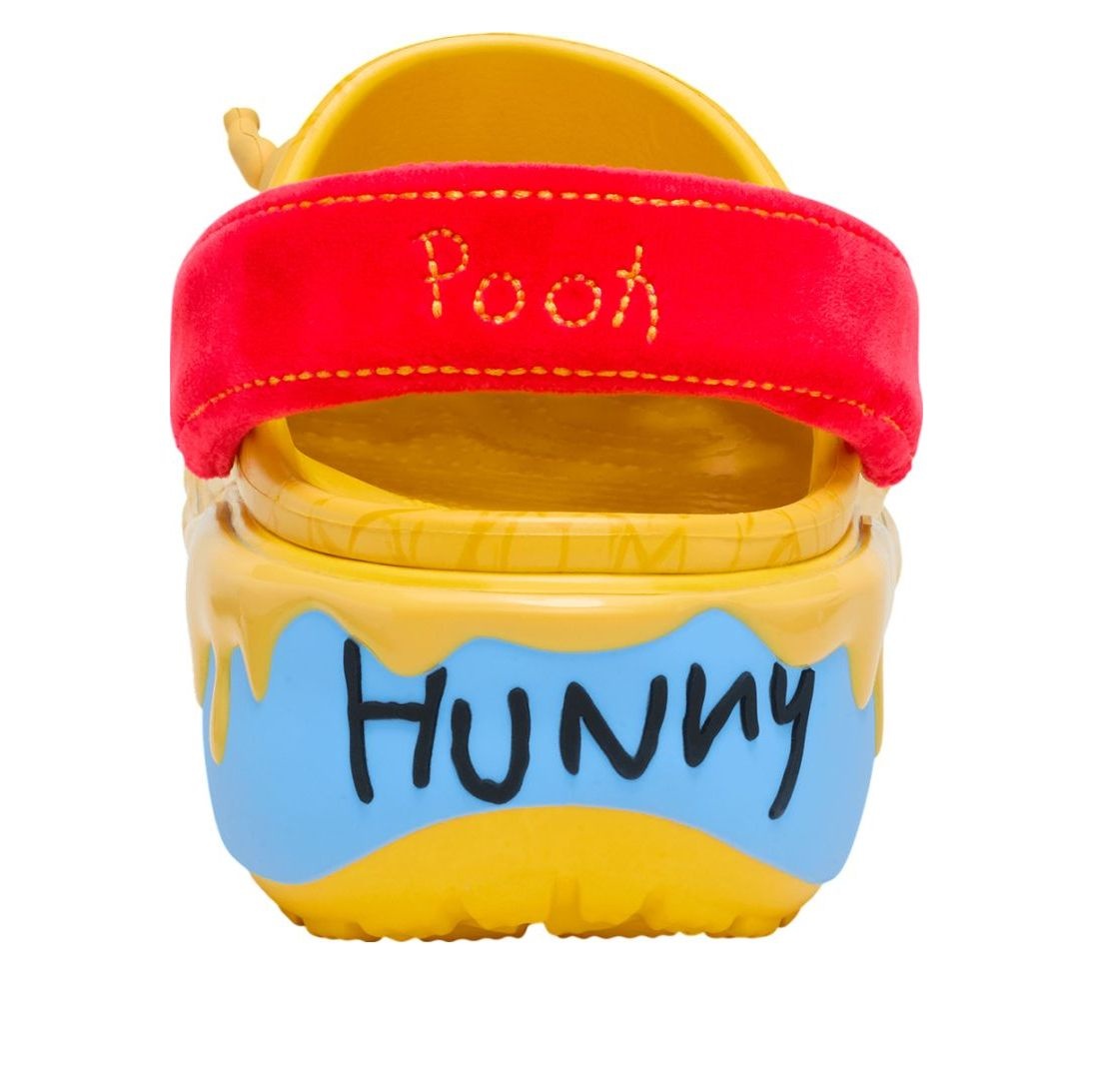(WMNS) Crocs x Disney Winnie the Pooh Classic Platform Clog 'Yellow Red' 211092-90H - 5