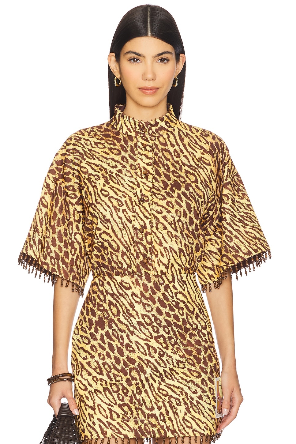 Coco Beaded Fringe Shirt - 2