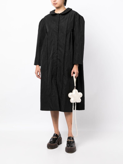 Molly Goddard Ava Peter Pan-collar coat outlook