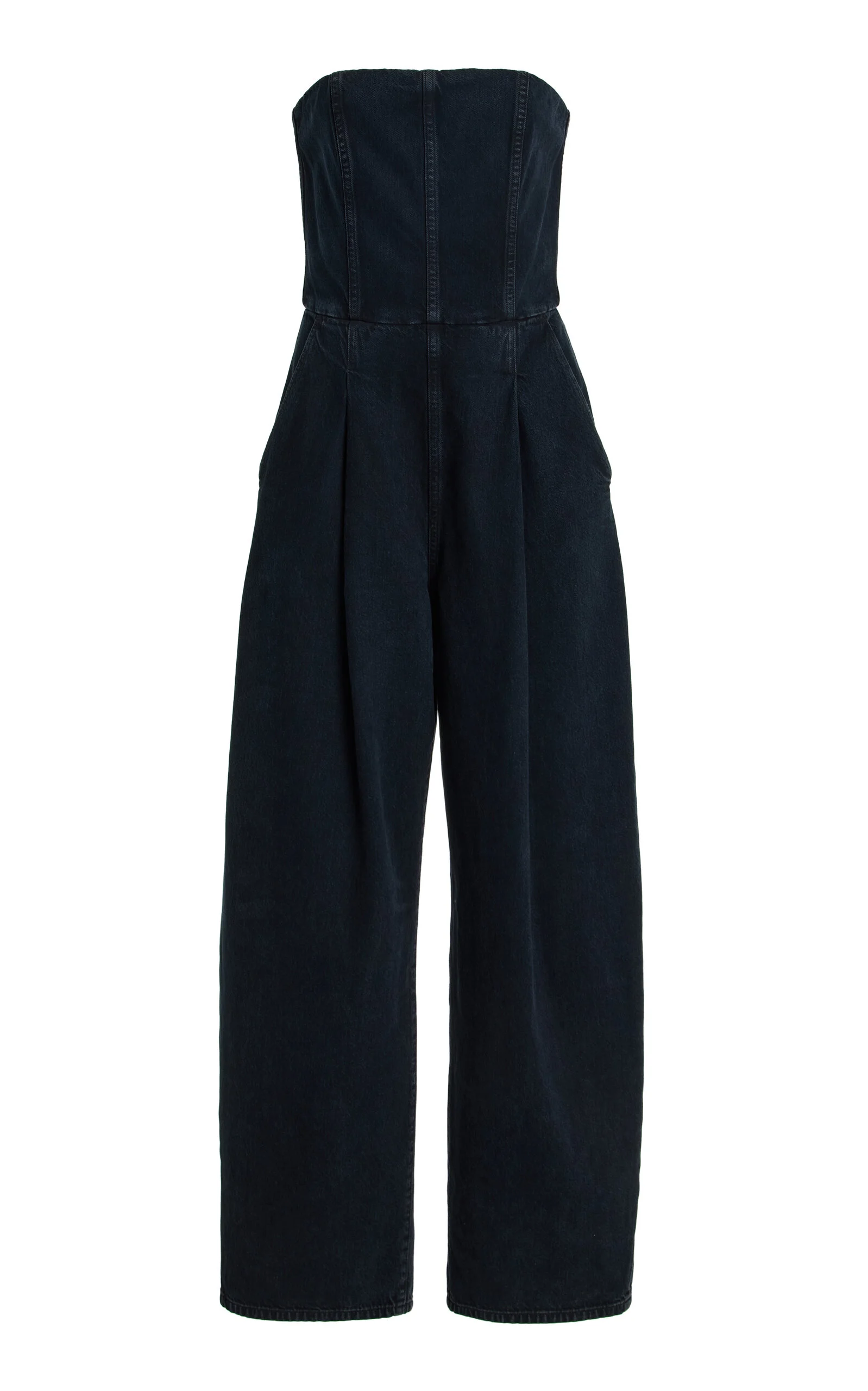 Agyness Denim Jumpsuit dark wash - 1