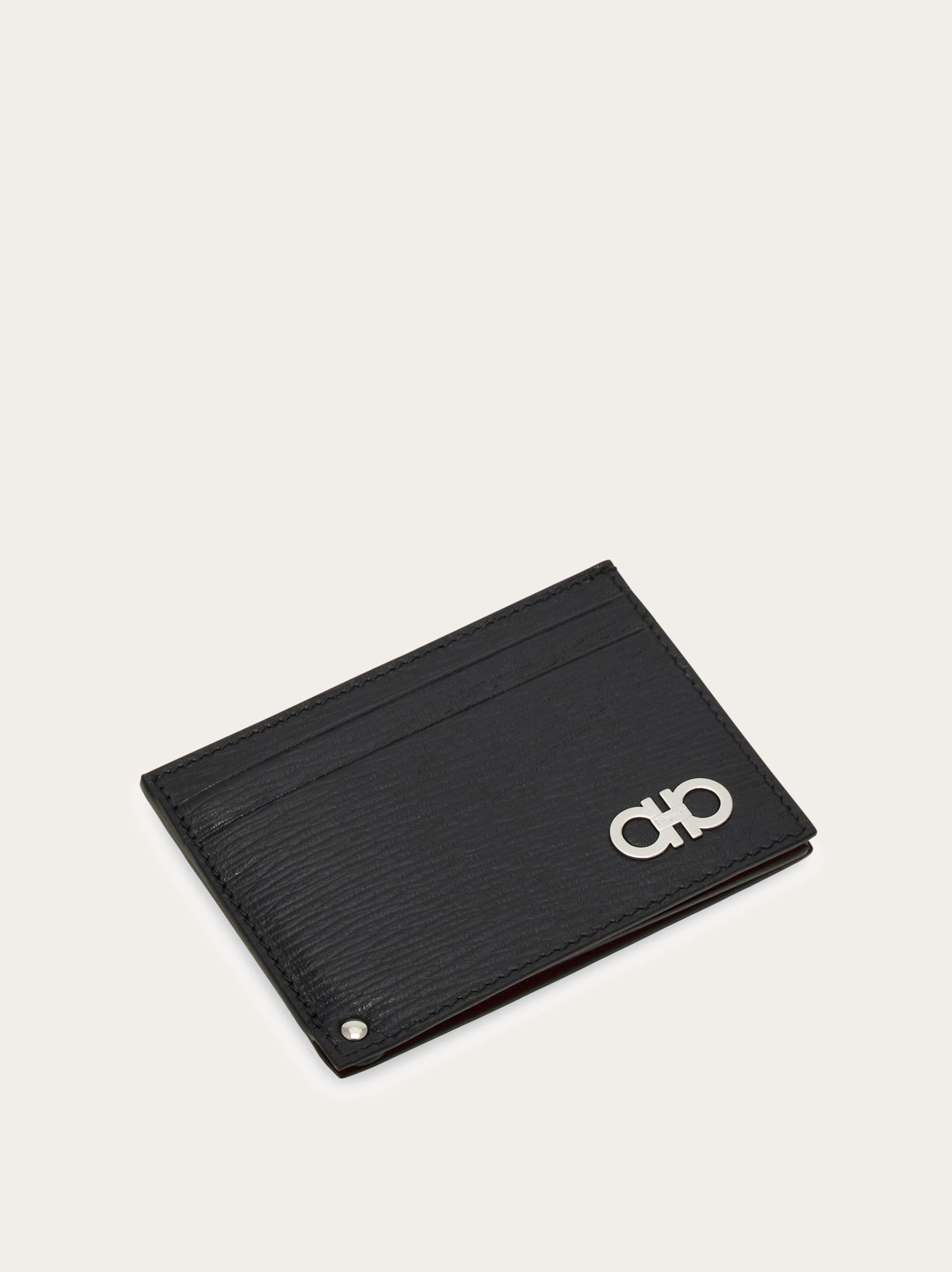 Gancini card holder with pull-out ID window - 3