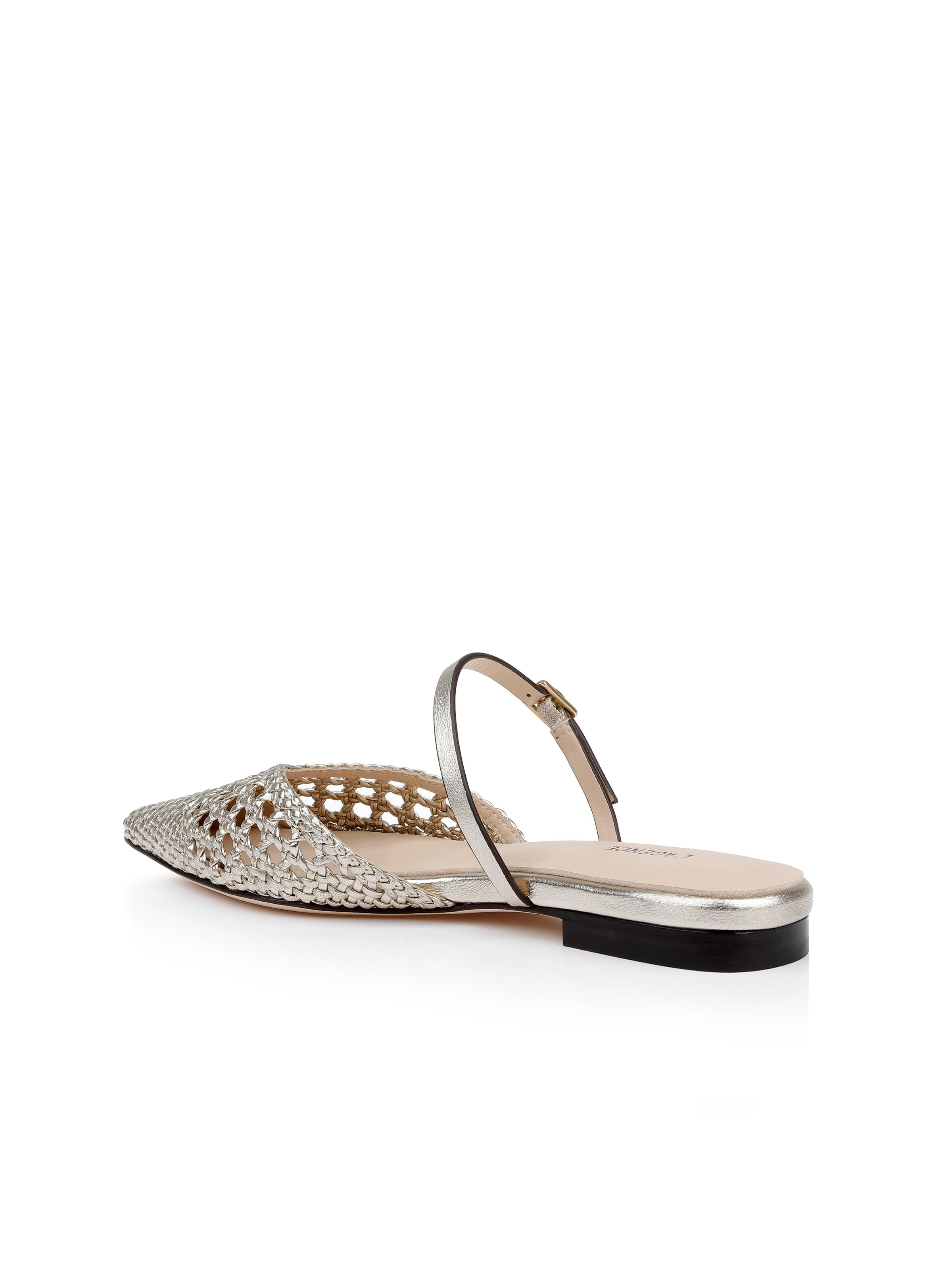 Jacklyn Leather Flat Mule - 3