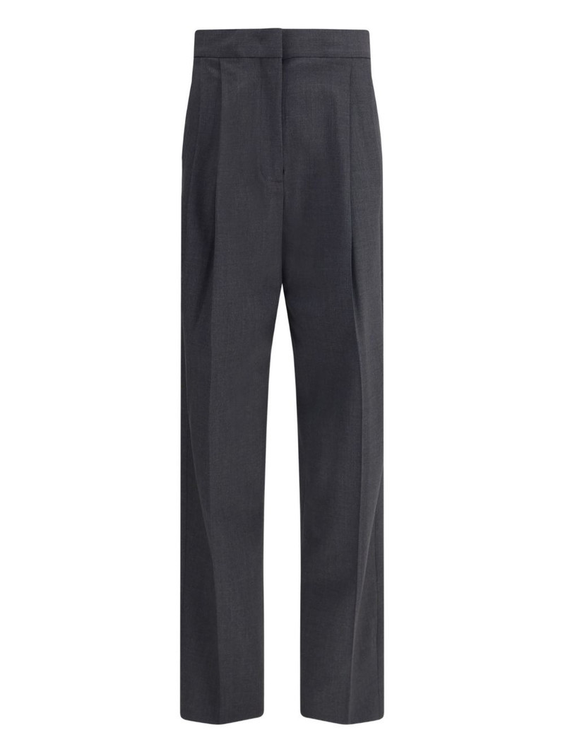 pleated front trousers 1