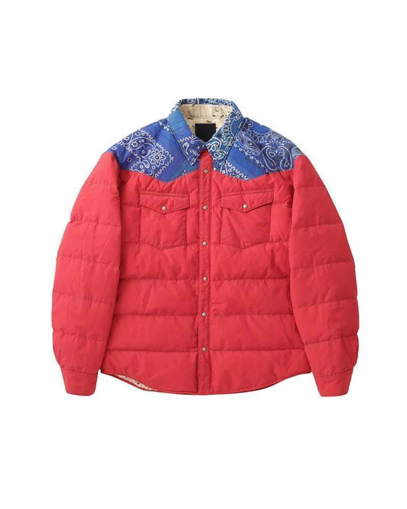 KERCHIEF DOWN JKT RED - 1