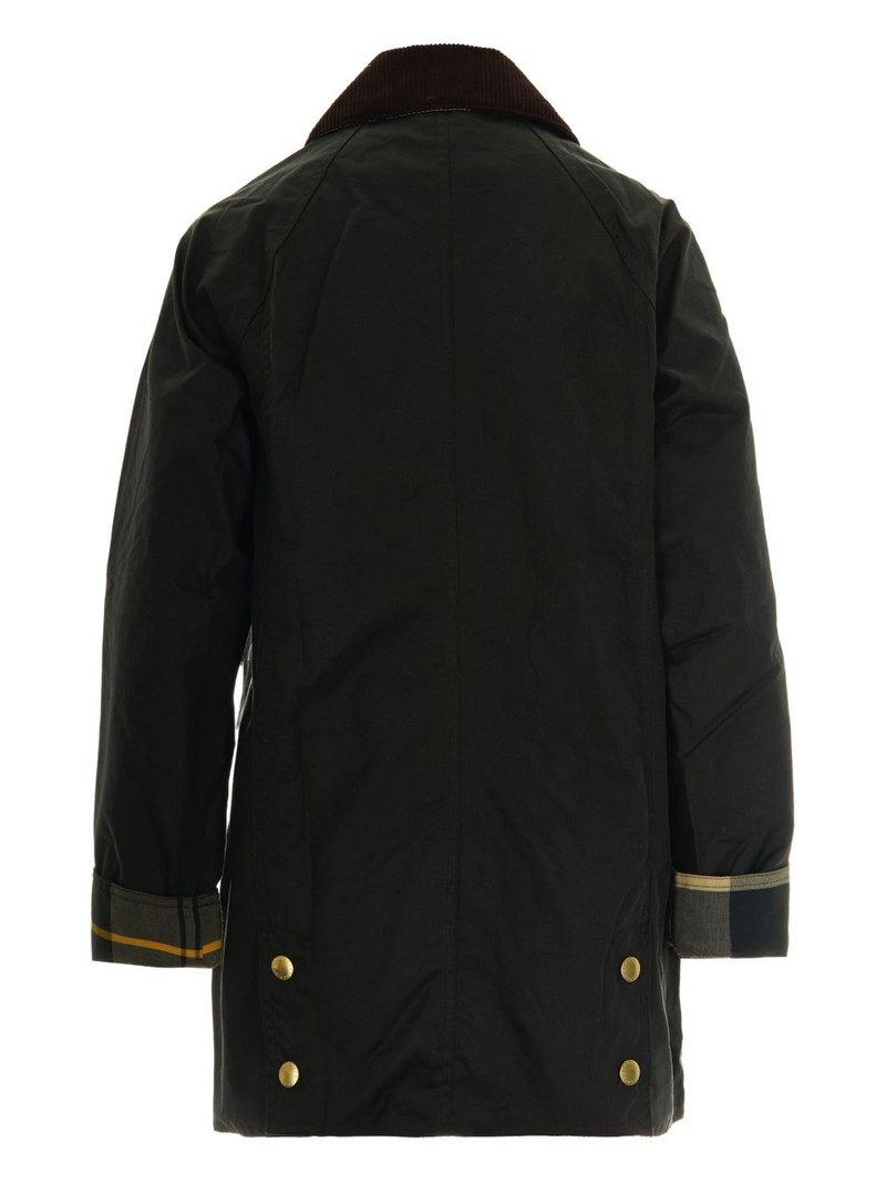Barbour cotton corduroy-collar coat outlook