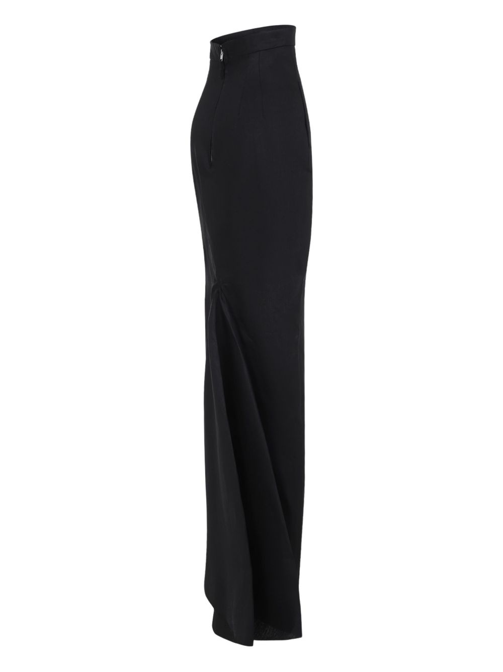 draped-detail maxi skirt - 3
