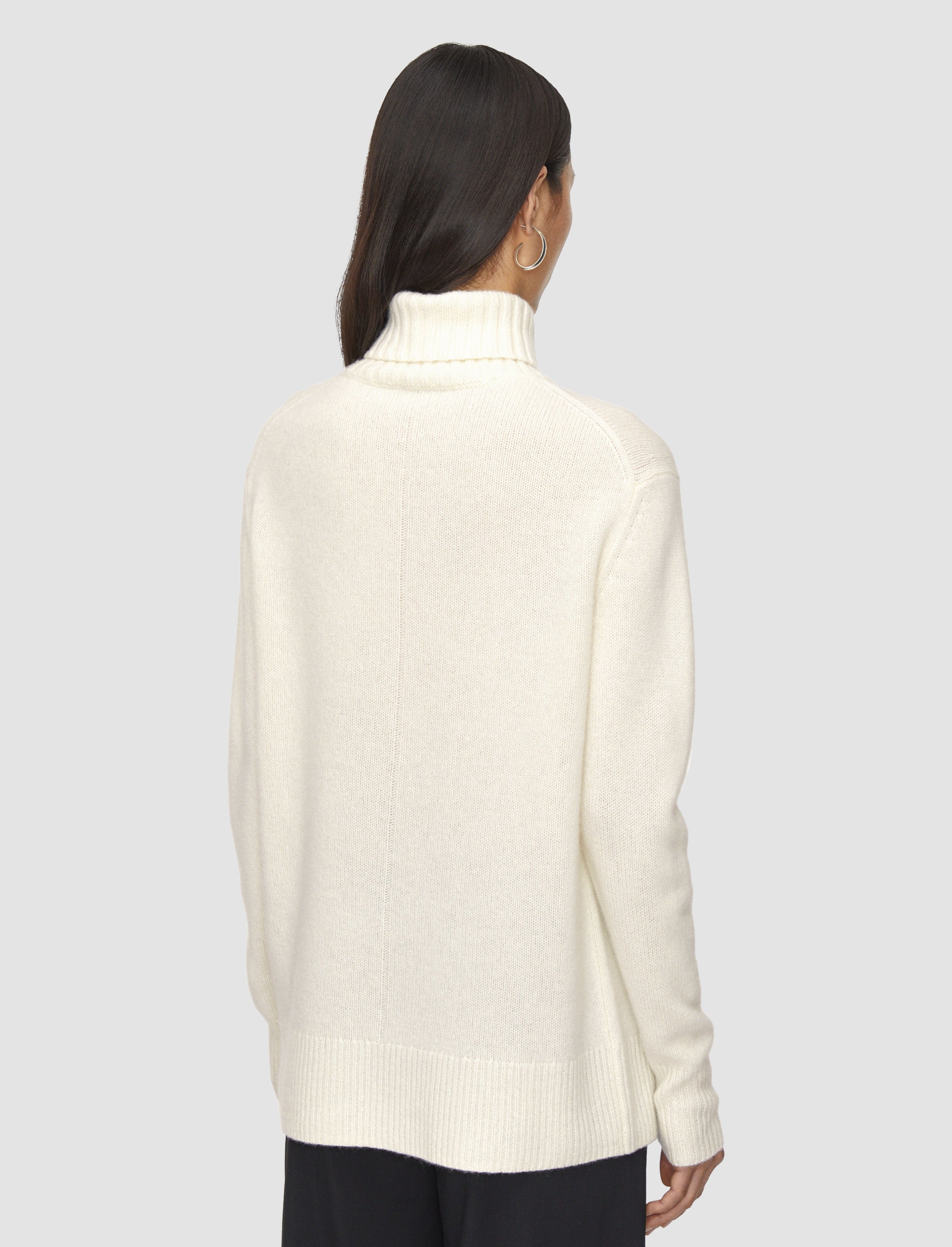Open Cashmere High Neck Jumper - 5