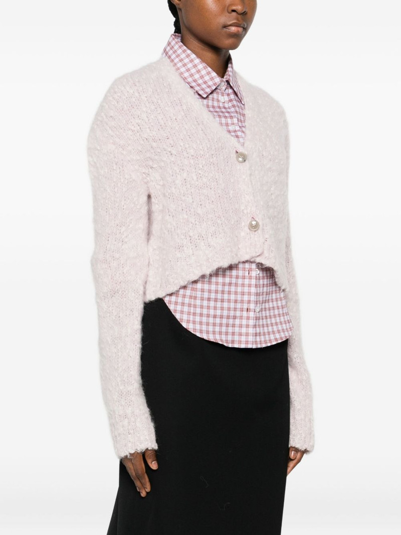button-down cropped cardigan 3
