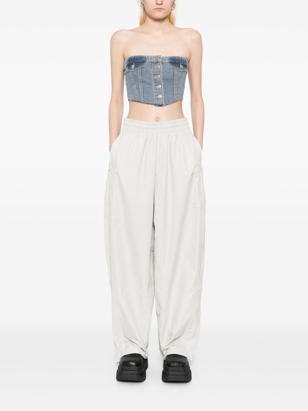 oval logo tracksuit pants - 2