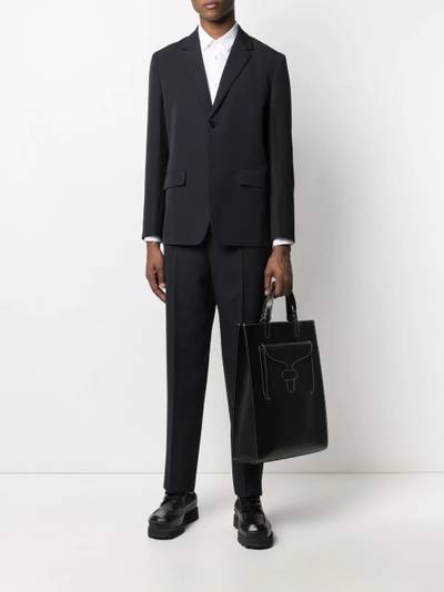 Jil Sander two-piece wool suit outlook