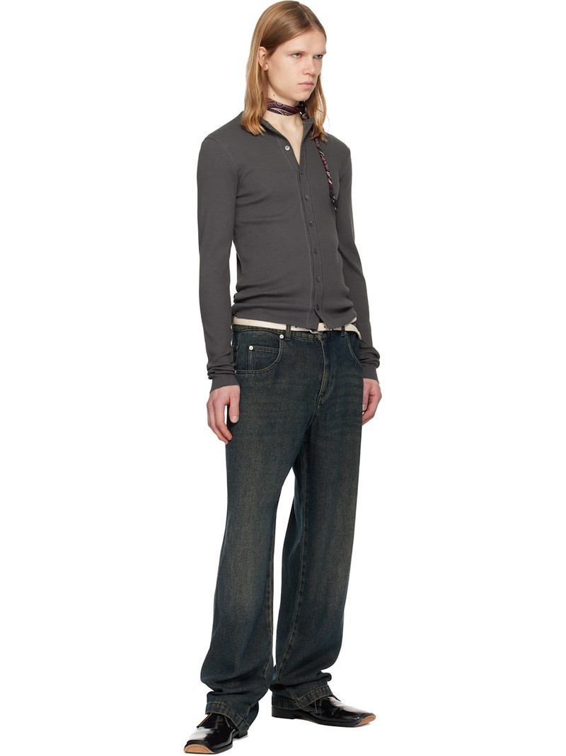 MAGLIANO Gray 'Nudo' Serafino Cardigan outlook