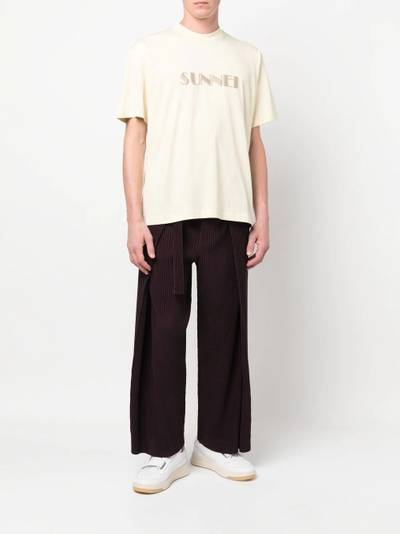 SUNNEI embroidered-logo cotton T-Shirt outlook