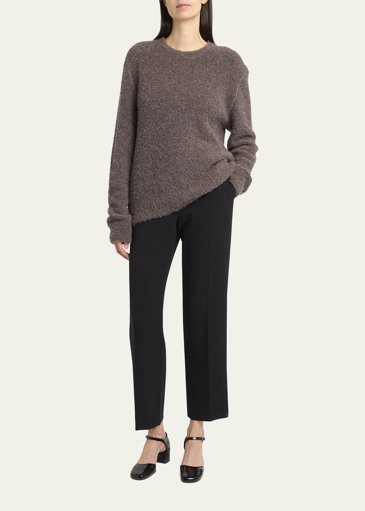 Leorina Cashmere Boucle Knit Sweater - 2