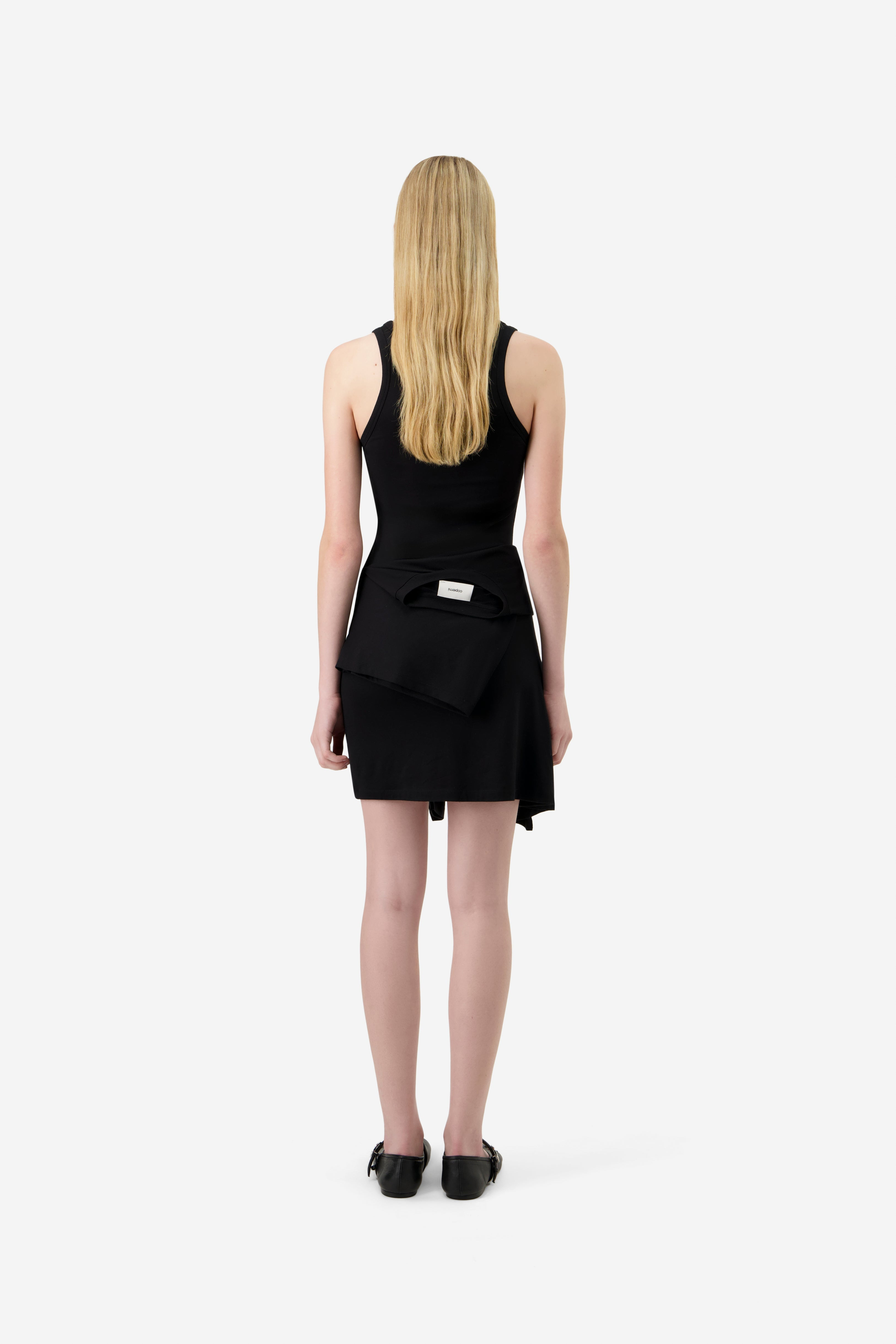 Knotted Jersey Dress - 4