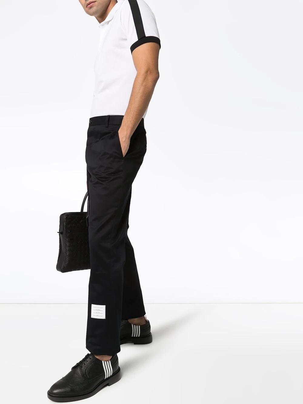 Unconstructed 4-Bar chino trousers - 2