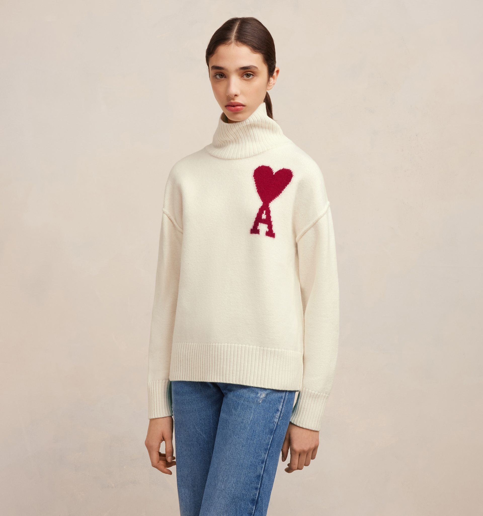 Red Ami de Coeur Sweater - 7