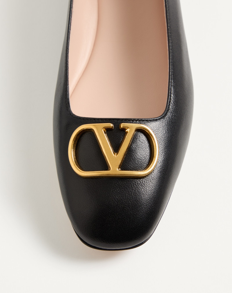 Valentino VLOGO SIGNATURE BALLERINA IN NAPPA outlook
